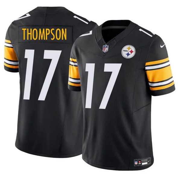 Men & Women & Youth Pittsburgh Steelers #17 Skylar Thompson Black 2025 F.U.S.E. Vapor Untouchable Limited Stitched Jersey,We sell and wholesale Men & Women & Youth Pittsburgh Steelers #17 Skylar Thompson Black 2025 F.U.S.E. Vapor Untouchable Limited Stitched Jersey on line form chian!